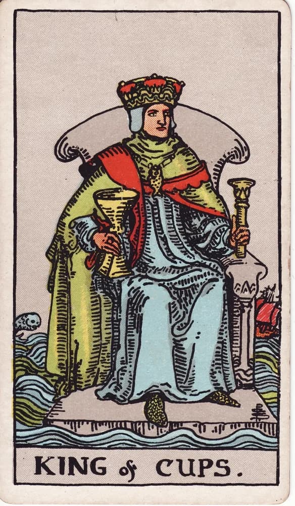 컵 왕 (King of Cups) — RWS 1909