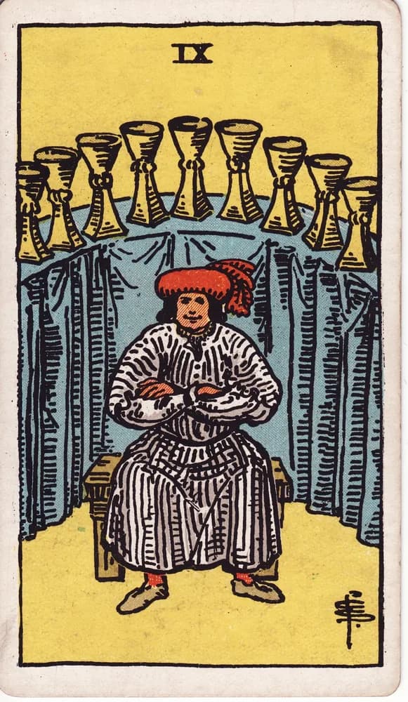 컵 9 (Nine of Cups) — RWS 1909