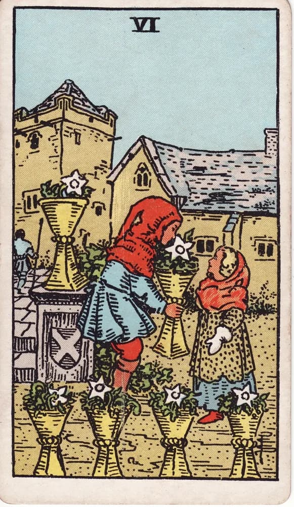컵 6 (Six of Cups) — RWS 1909