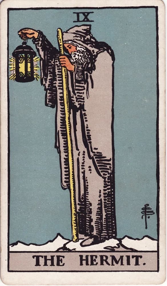 은둔자 (The Hermit) — RWS 1909